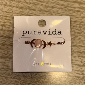 Pura Vida Rose Gold Celestial Charm Bracelet